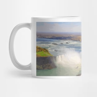 Niagara Falls in Autumn Painting Mug